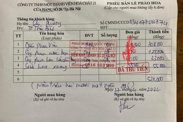 Loạn giá pháo hoa Z121 trước Tết