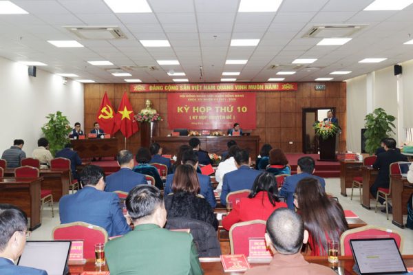 Kỳ họp thứ 10 (chuyên đề) HĐND quận Hồng Bàng khoá XIX, nhiệm kỳ 2021-2026: Kiện toàn công tác nhân sự thuộc thẩm quyền của HĐND quận