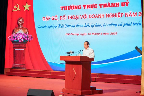 Bí thư Thành ủy & Chủ tịch Hải Phòng đối thoại cùng hơn 600 Doanh nghiệp