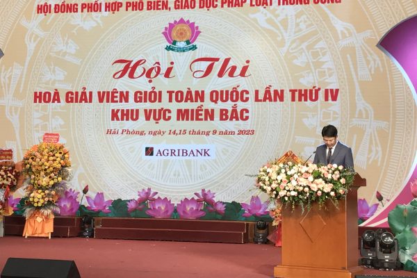 Thứ trưởng Nguyễn Thanh Tịnh phát biểu khai mạc