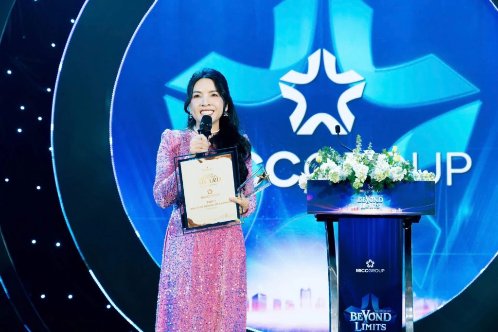 MICC Group nhận giải TOP 1 Đại lý có doanh số tốt nhất năm 2024.